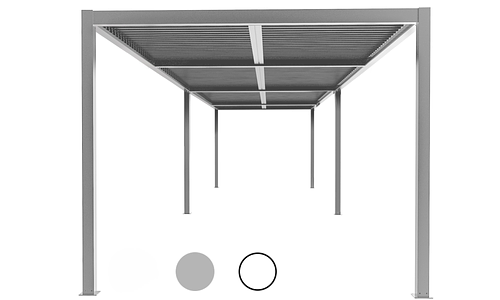 Aluminium Pergola 7.7m x 2.9m - Two Colours #742