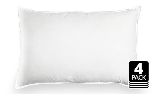White Lotus 25/75 Duck Down and Feather Pillow - 4 Pack #47