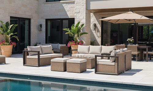 Hickstead 7 piece Aluminium Sofa Set #1