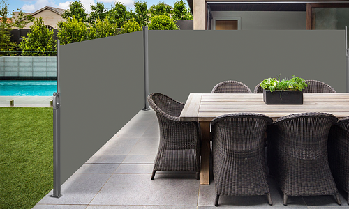 Double Retractable Side Screen #168