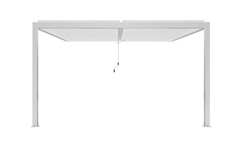 Aluminium Wall Mounted Pergola 394 x 294 - White Only #537