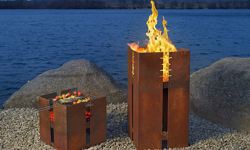 Luke Corten BBQ Grill - Small #116