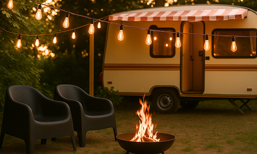 Festoon Lights with Solar Panel & Dimmer - 60ft #2