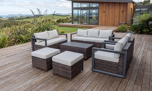 Hickstead 7 piece Aluminium Sofa Set #32