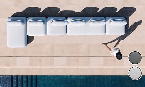 Puff Outdoor Large Lounger Sofa Set - 2 Colours #23