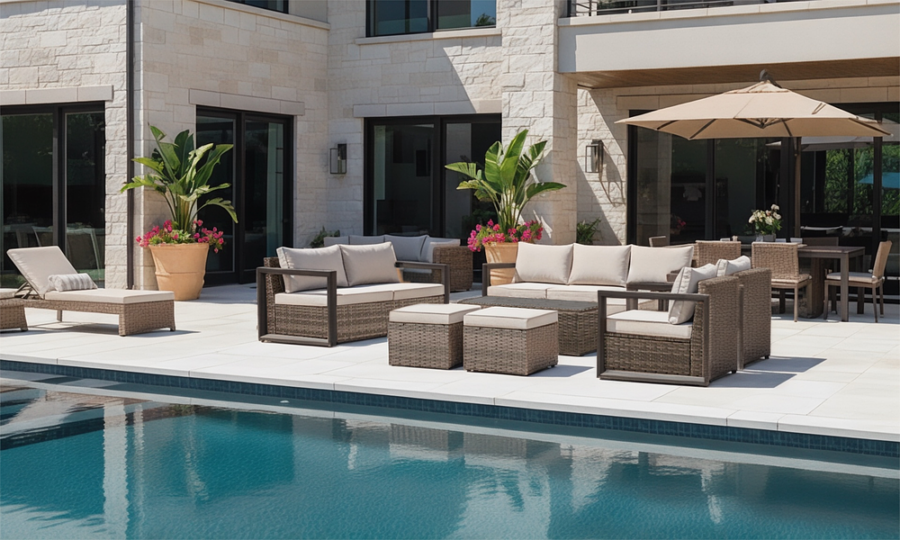 Hickstead 7 piece Aluminium Sofa Set #21