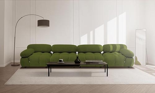 Cavo Modular 4 Seater Velvet Sofa #25