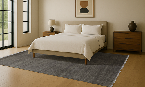 Sundara Hand Knotted NZ Wool Rugs - Iron Grey - 4 Sizes #5