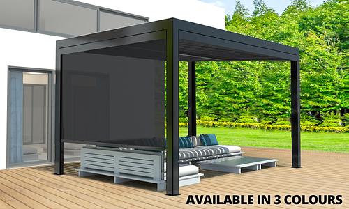Pergola Drop Down Screen - 3m or 4m - Three Colours #1425