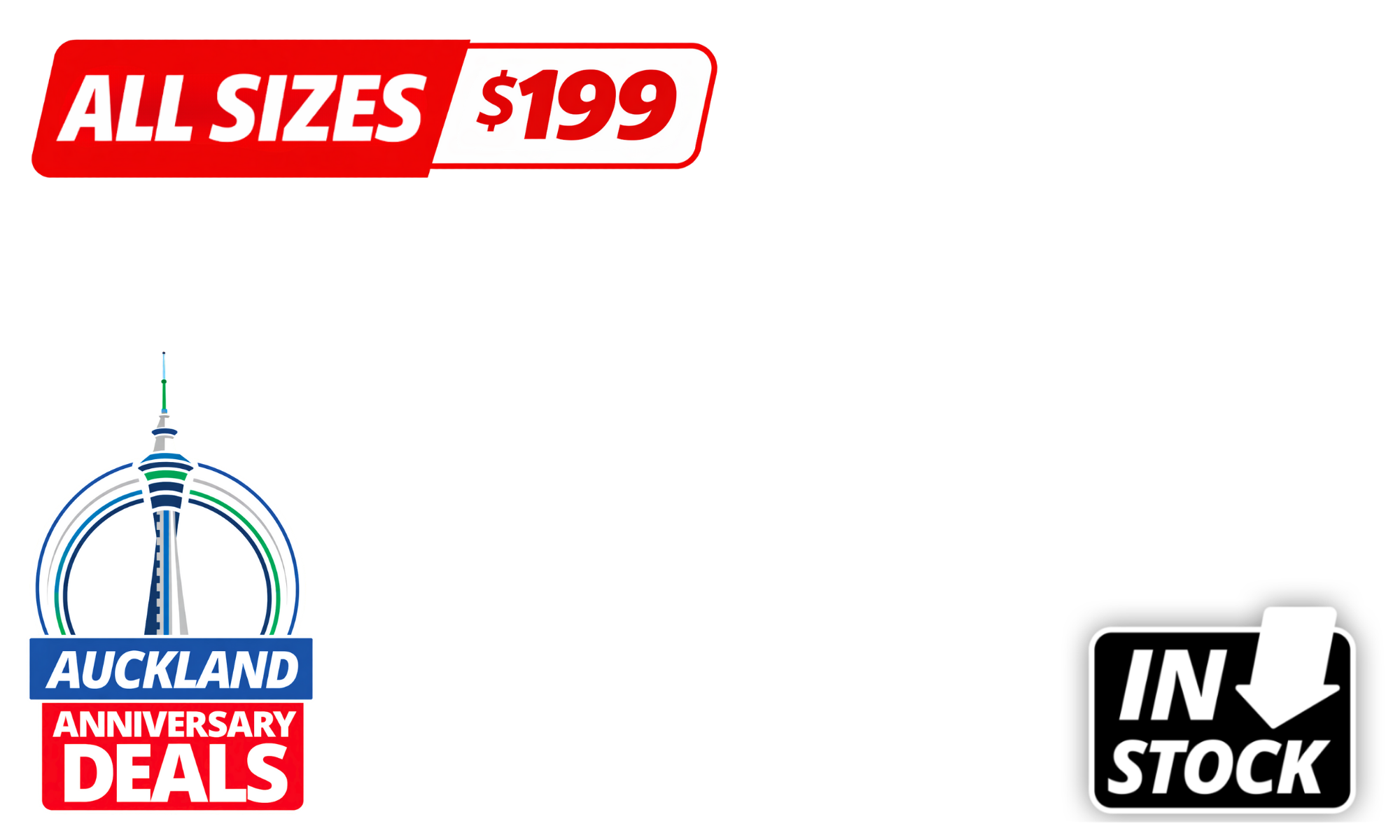 We can’t control the weather… 🌧️ But we can control the deals!<b> Epic half-price, in-stock steals </b>ready to brighten up your long weekend ☀️ <b>On now. </b>Ends Monday.