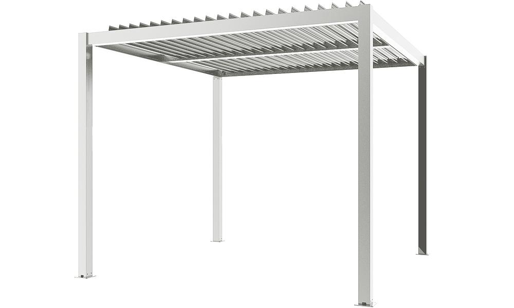 Aluminium Pergola 294 x 294 - Matte White Only #804