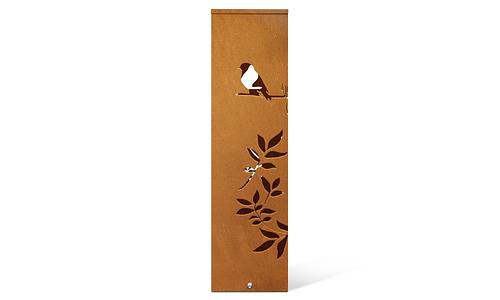 Pillar LED Solar Light - Corten Laser Cut 50cm #41
