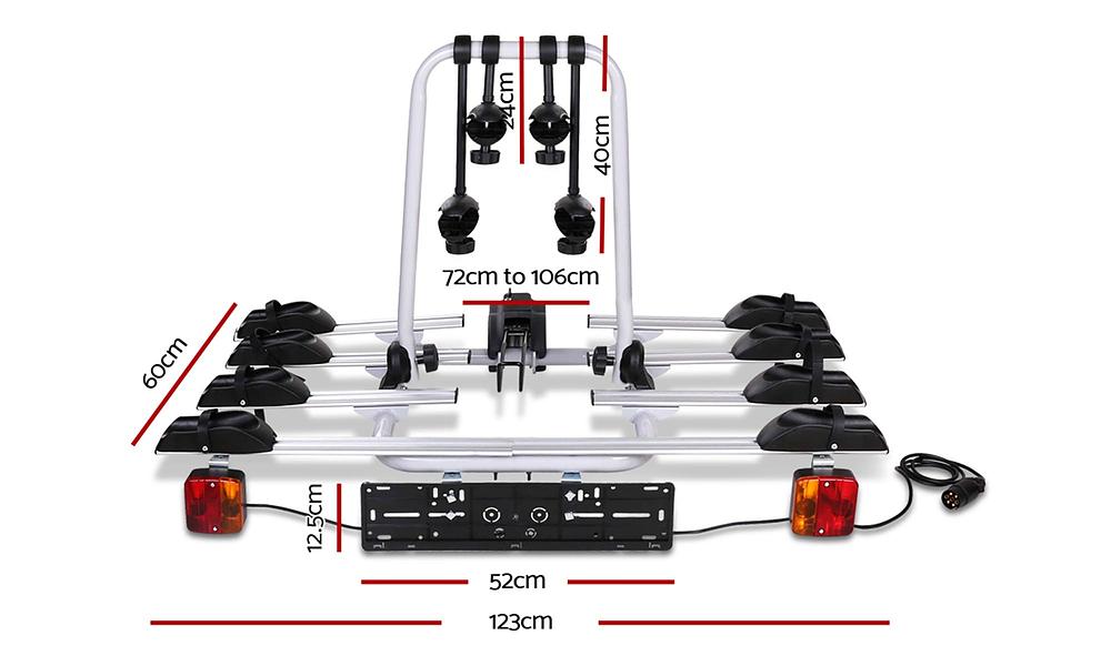 Giantz 4 2024 bike carrier