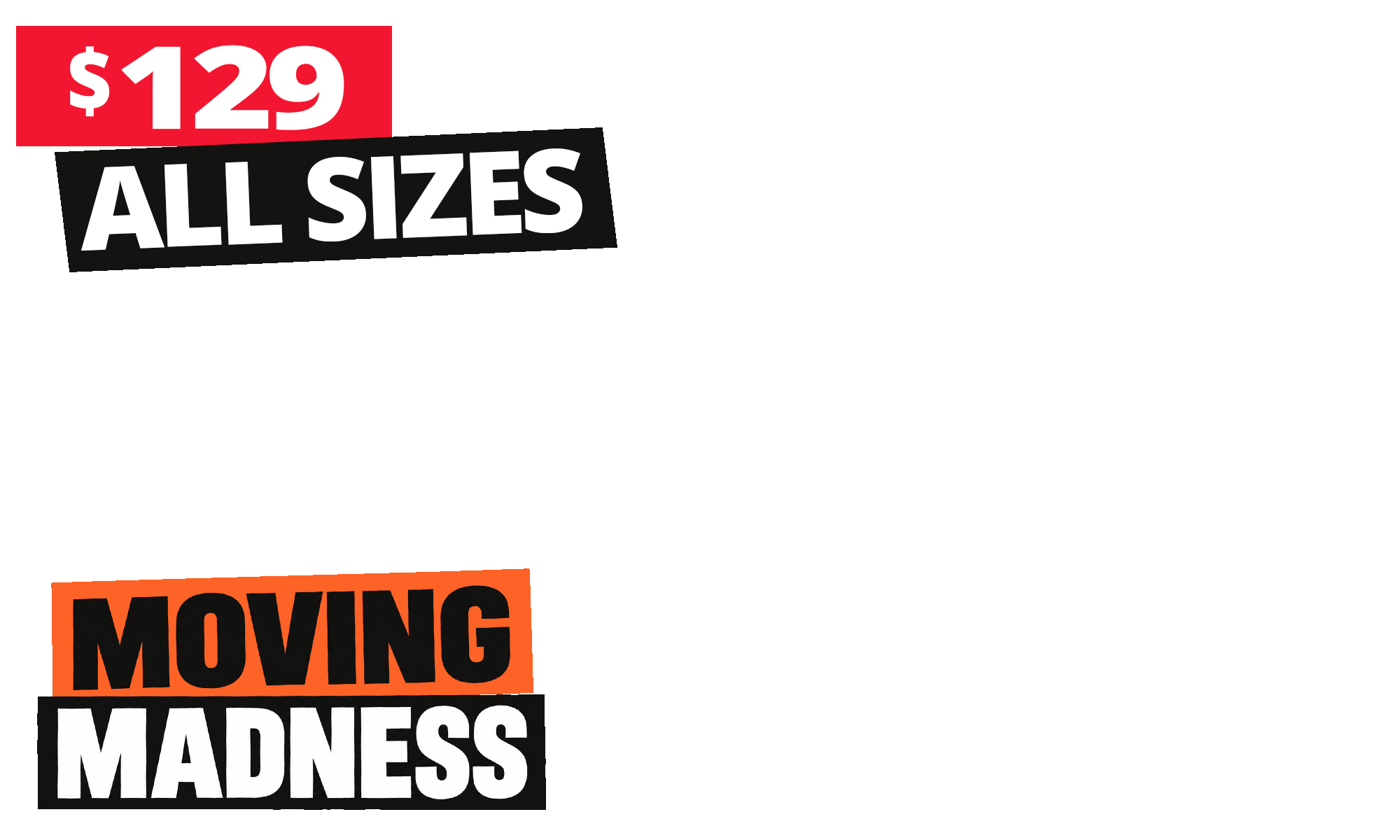 <span><b>All Sizes Now $129 - Upgrade All The Bedrooms, because at these prices why not?!.</b> We're moving and don't have room for everything!</span>. Save BIG! Take advantage of us our Moving Sale and get yours today!. Limited quantities, while stocks last, First Come First Served.