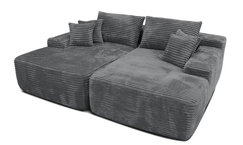 Akiko Expandable Sofa Bed - Silver Fox #88