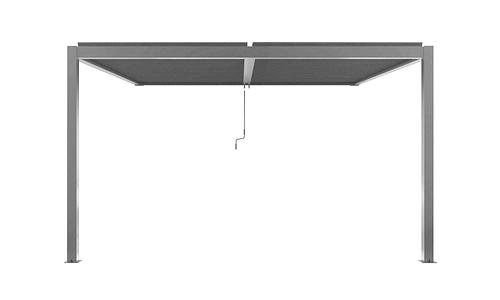 Aluminium Wall Mounted Pergola 394 x 294 - Grey Only #540