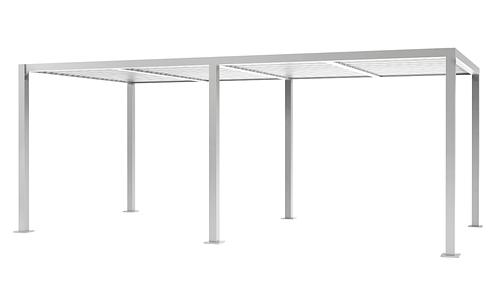 Aluminium Pergola 5.7m x 2.9m - White Only #798
