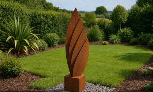 The Spearmint Corten Sculpture #3