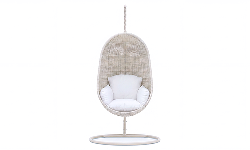 Hanoi Egg Chair - White #100