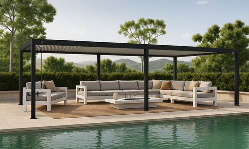 Luxe Louvres 8 x 4m Freestanding - 9 Variations (Bundle) #45