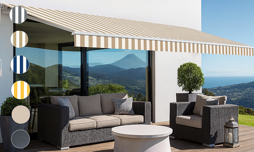 Retractable Awning 5m x 3m - 6 Colours #92