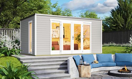 Palla Cabins - 450 x 300cm - Light Grey #205