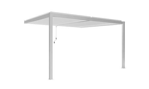 Aluminium Wall Mounted Pergola 294 x 294 - Two Colours #537