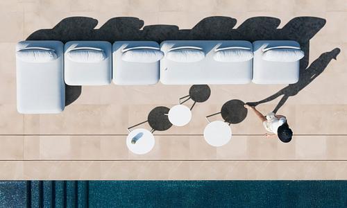 Puff Outdoor Lounger Sofa Set #18