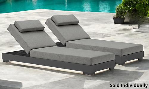 Gio Sun Lounger - Anthracite #116