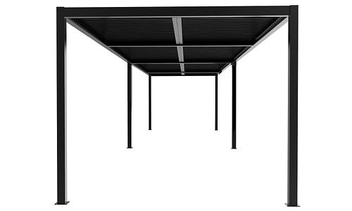 Aluminium Pergola 7.7m x 2.9m - Black Only #741