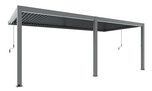 Luxe Louvres 6 x 3m Wall Mounted - 6 Variations (FS) #119