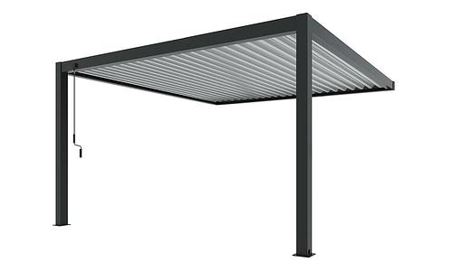 Luxe Louvres 4 x 4m Wall Mounted - 5 Variations #134