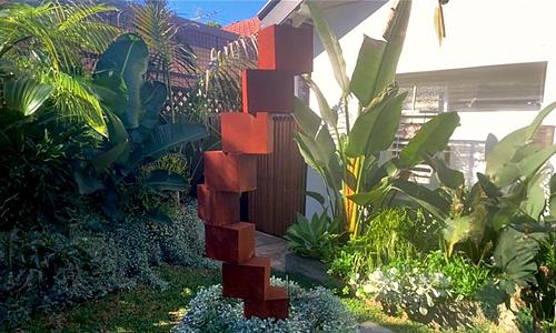 Cubus Corten Sculpture #50