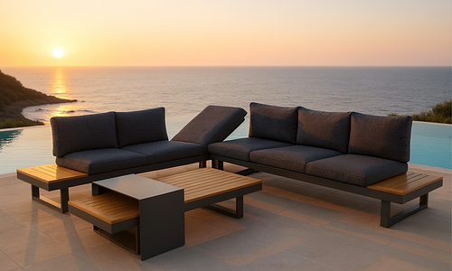 San Remo Outdoor Sectional Sofa Set #1