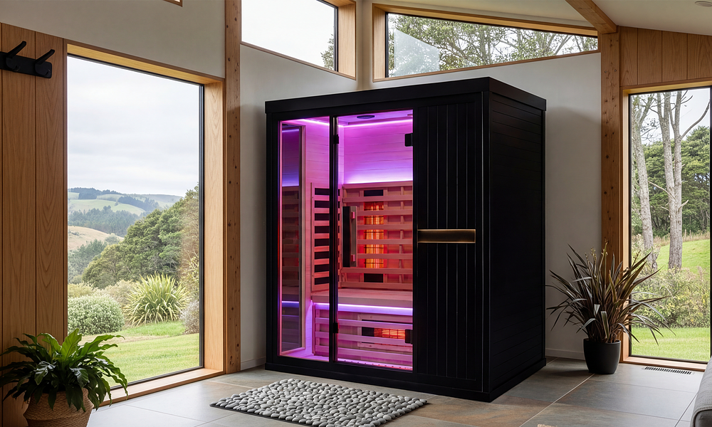 Nova Black Infrared Indoor Sauna - 2/3 Person   #1