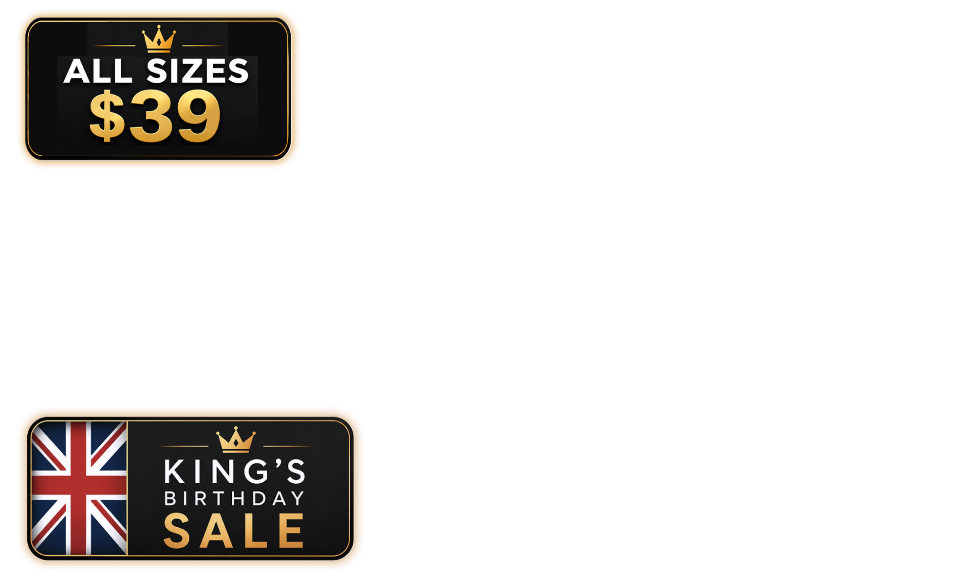 <strong>Royal Deals Have Landed 👑 </strong><span>Enjoy royal savings on selected <b>in-stock</b> favourites, ready to ship now. <b>5 days only,</b> while stocks last.</span>