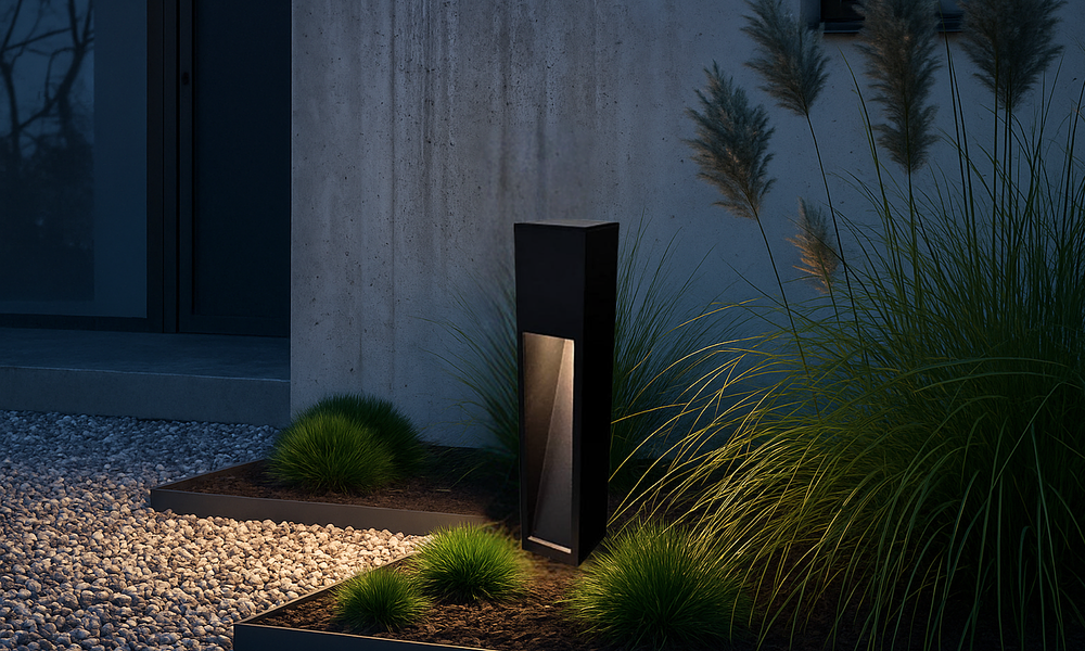 Pillar LED Solar Light - Black #87