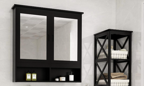 Wall-Mounted Mirror Cabinet – 3 Colours #1