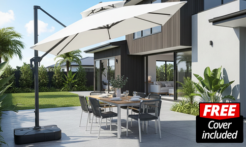 Lume Cantilever Umbrella - White #91