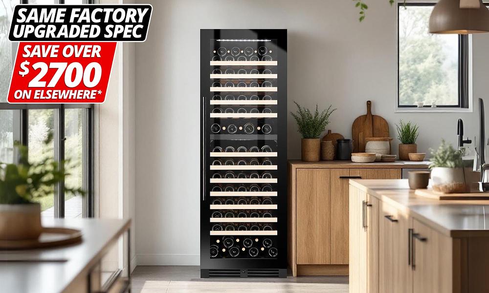 Vino Vault 151 Burgundy Bottle Wine Cooler #60