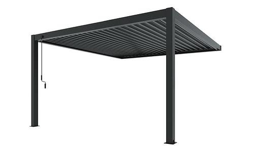 Luxe Louvres 4 x 4m Wall Mounted - 2 Variations #130