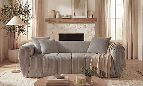 Alexia 3 Seater Expandable Sofa - 10 Colours #1