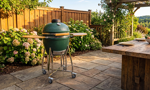 18 inch Kamado BBQ Smoker - Green #174