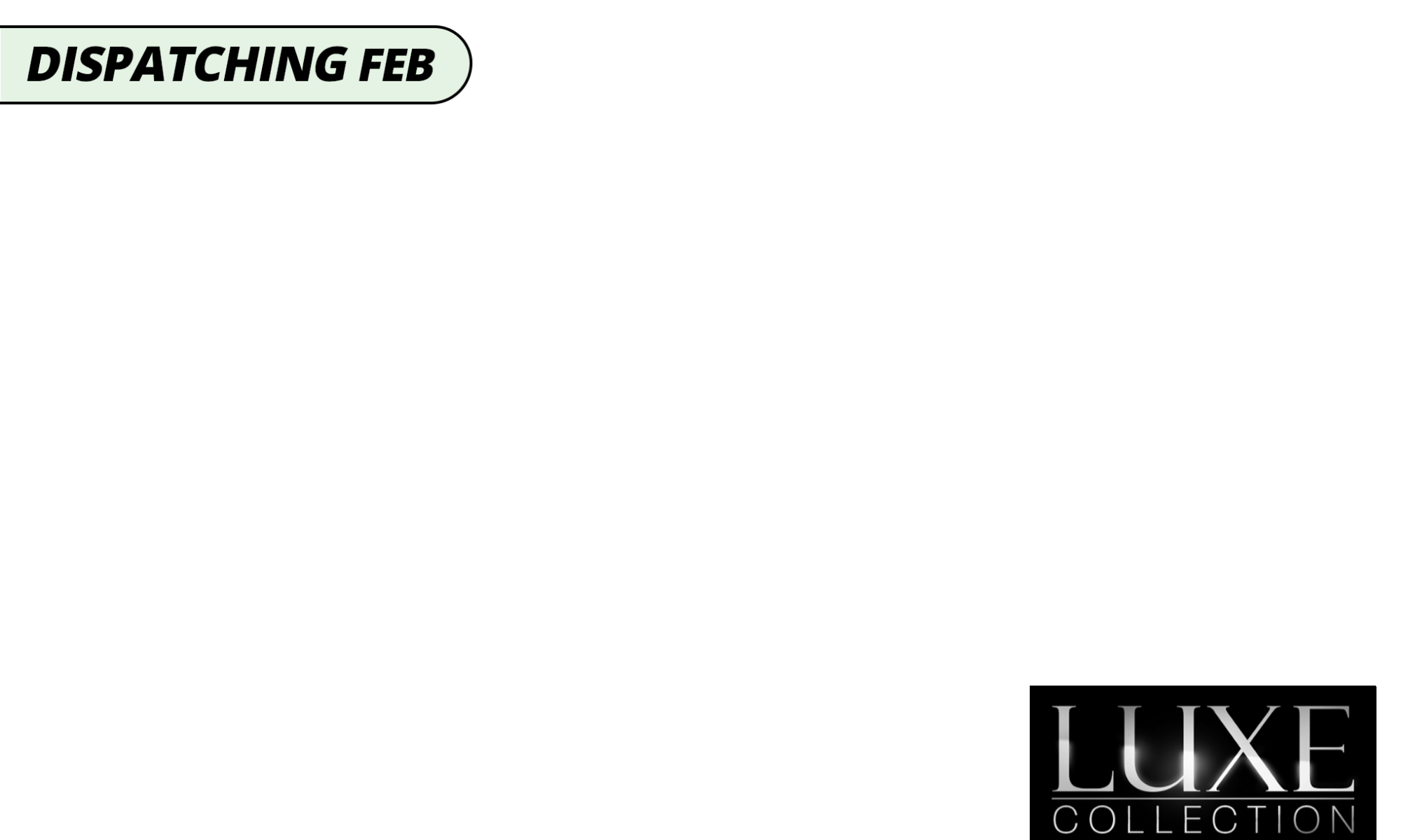 <b>Dispatching February! </b>