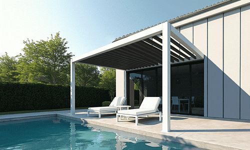 Luxe Louvre 3m Wall Mounted Legs - Set of 2 #42