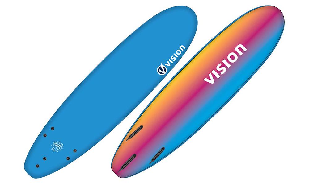 Vision deals foam surfboard