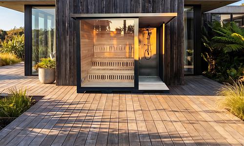 Haven Outdoor Sauna & Shower Suite #1