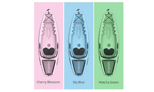 1.86m Deluxe Seaflo Youth Kayak - 3 Colours #1