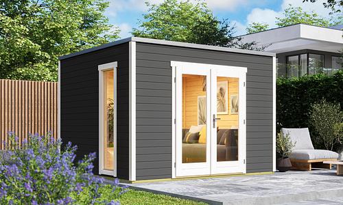 Palla Cabins - 300 x 300cm - Carbon Grey #118