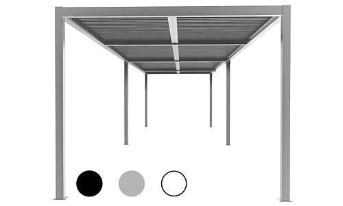Aluminium Pergola 7.7m x 2.9m - Three Colours #692